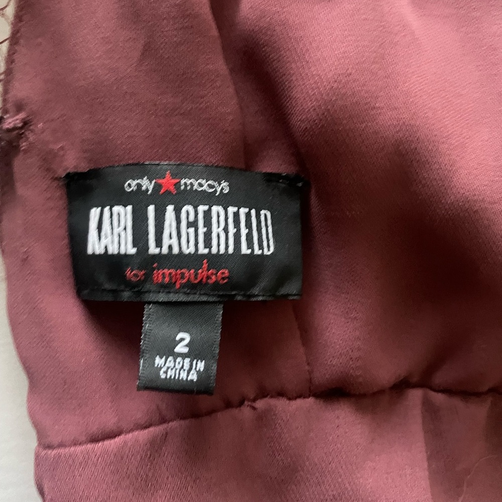 Karl Lagerfeld cap sleeve top - Picture 4 of 7